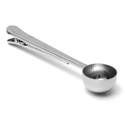Coffee Scoop with Clip – Convenient Coffee Measuring Scoop & Bag Sealing Clip