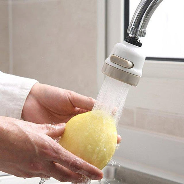 360° Rotating Sink Aerator Head – Flexible Faucet Extension Nozzle