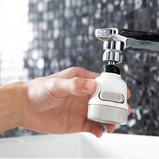 360° Rotating Sink Aerator Head – Flexible Faucet Extension Nozzle