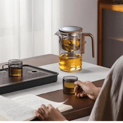 Glass Teapot with Strainer – Tea Infuser Pot