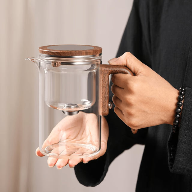 Glass Teapot with Strainer – Tea Infuser Pot