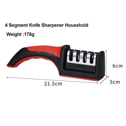 Multi Functional 4 Stage Kitchen Knife Sharpener
