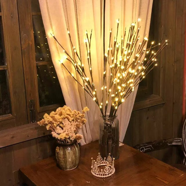 LED Willow Branch Lights – Decorative Lighted Branches