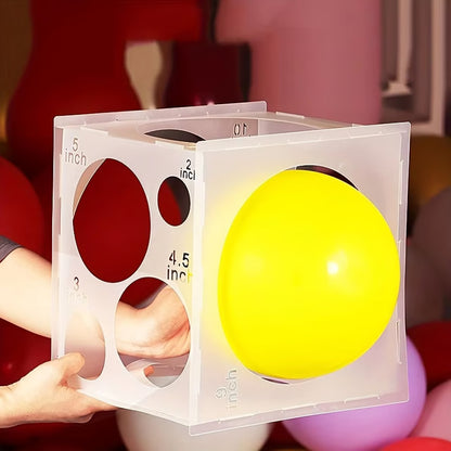 Balloon Size Measurement Box – Balloon Sizer for Parties & Events