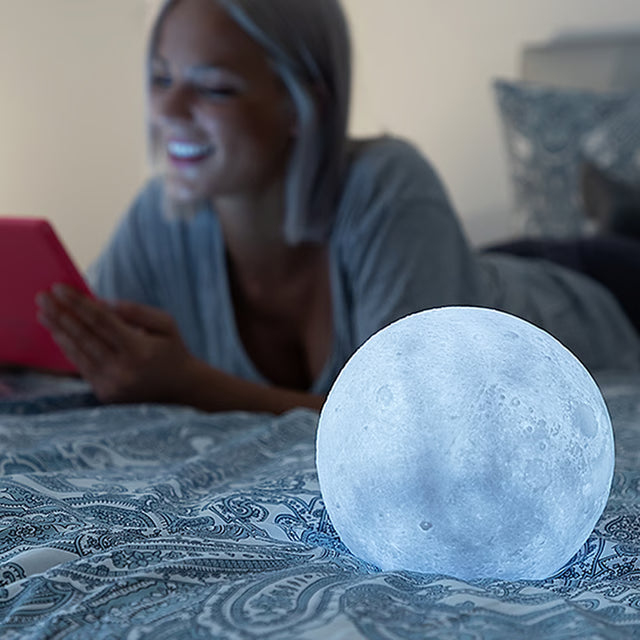 3D Lunar Moon Light Lamp – Moon Glow Decor