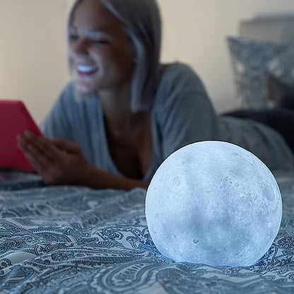 3D Lunar Moon Light Lamp – Moon Glow Decor
