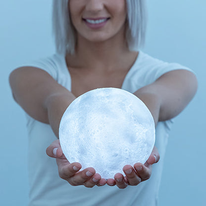 3D Lunar Moon Light Lamp – Moon Glow Decor